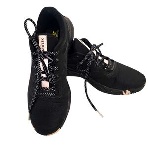 Reebok Black & Pink Leopard Nanoflex Training Athletic shoes Women 7.5